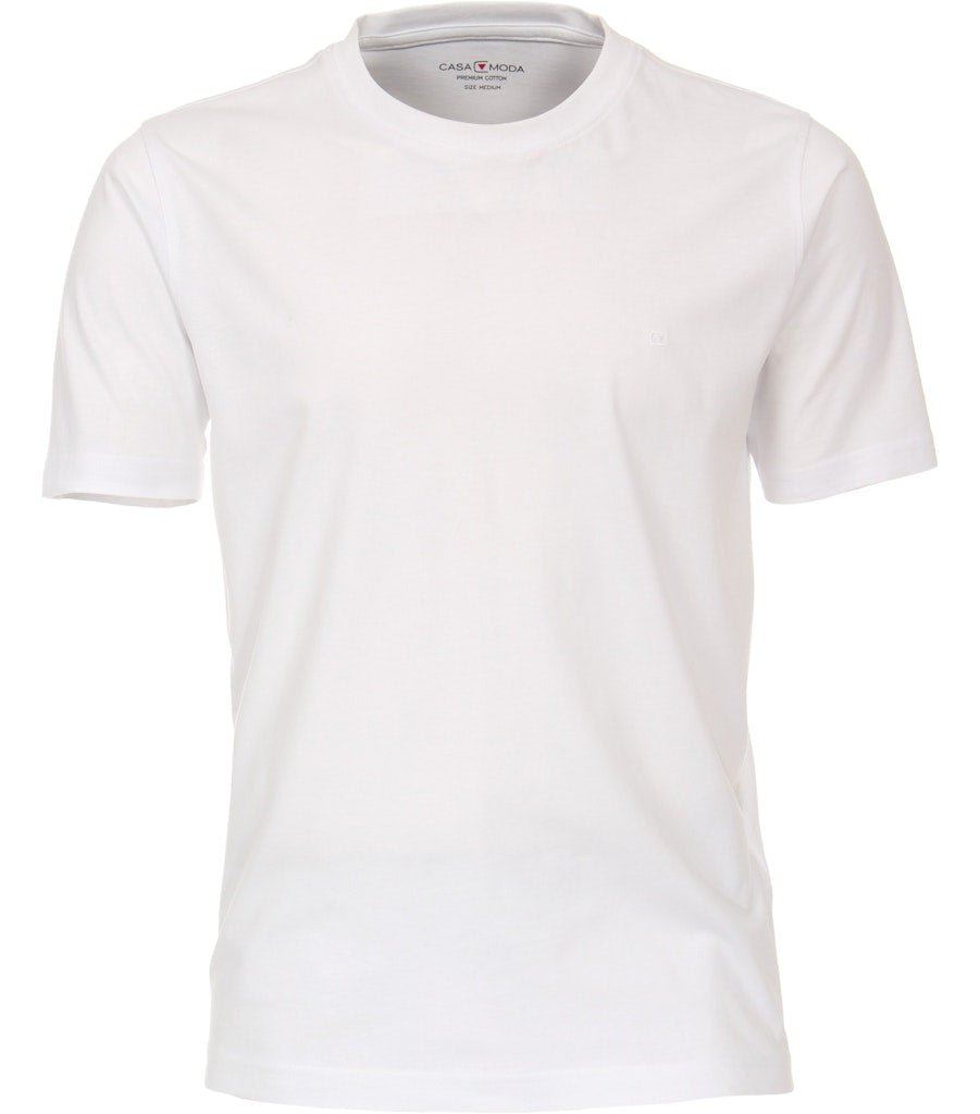 Casa Moda Herren T-Shirts kurz Weiss