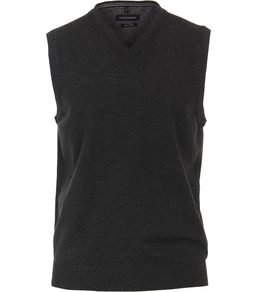 Casa Moda Herren Pullover Anthrazit