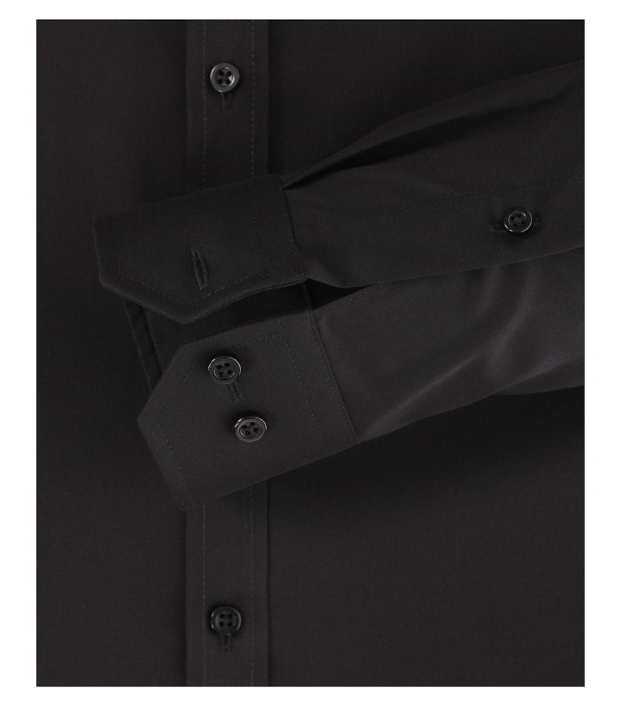 Venti Herren Hemden lang Schwarz