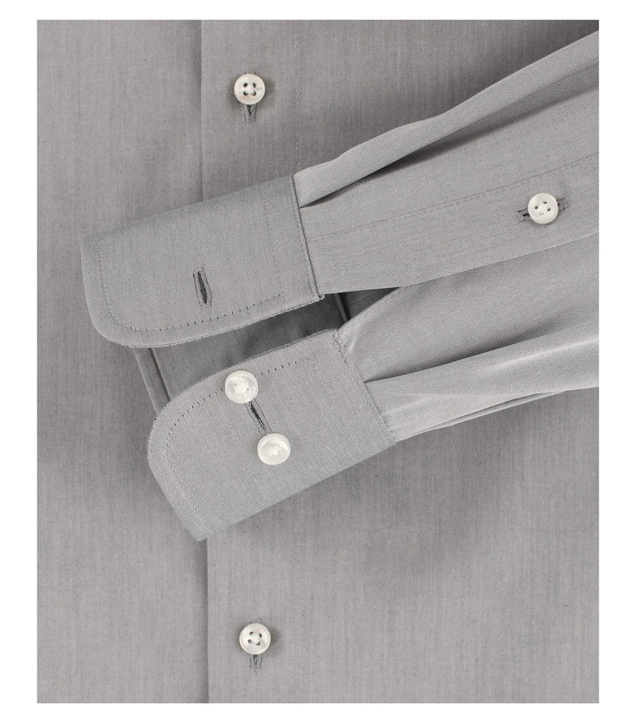 Casa Moda Herren Hemden lang Silber