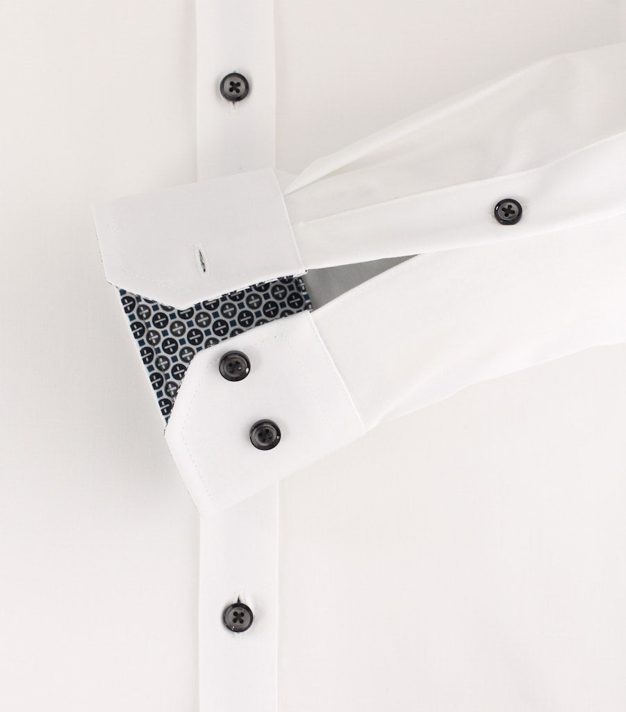 Casa Moda Herren Hemden lang Weiss