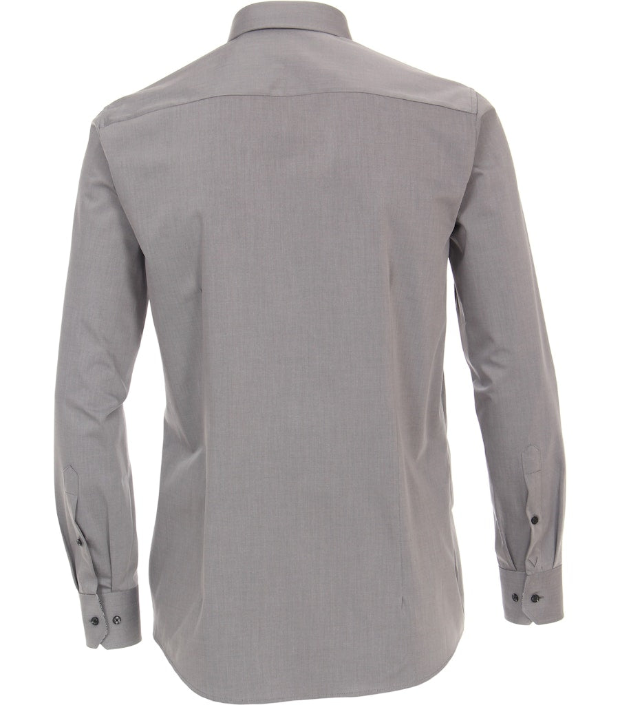 Casa Moda Herren Hemden lang Silber
