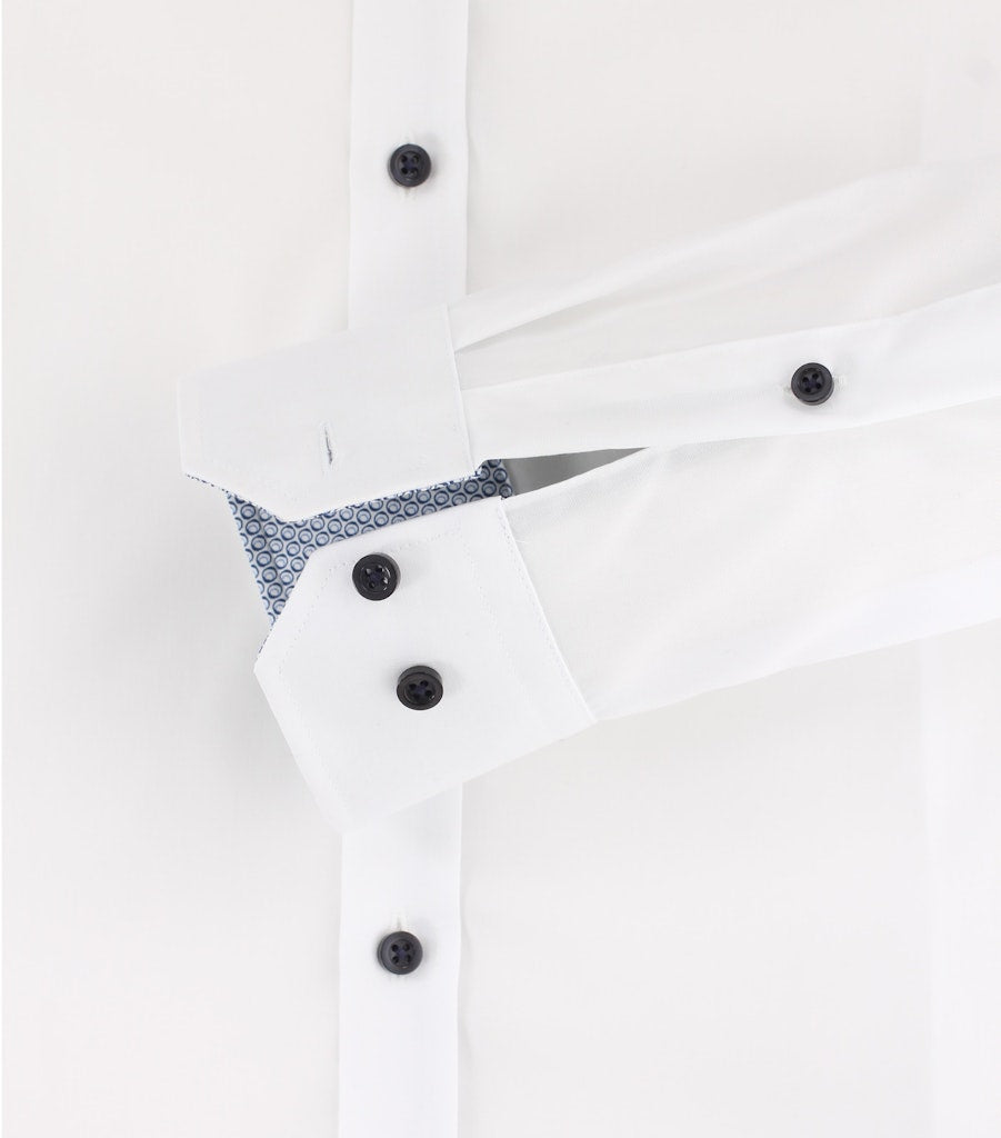 Casa Moda Herren Hemden lang Weiss