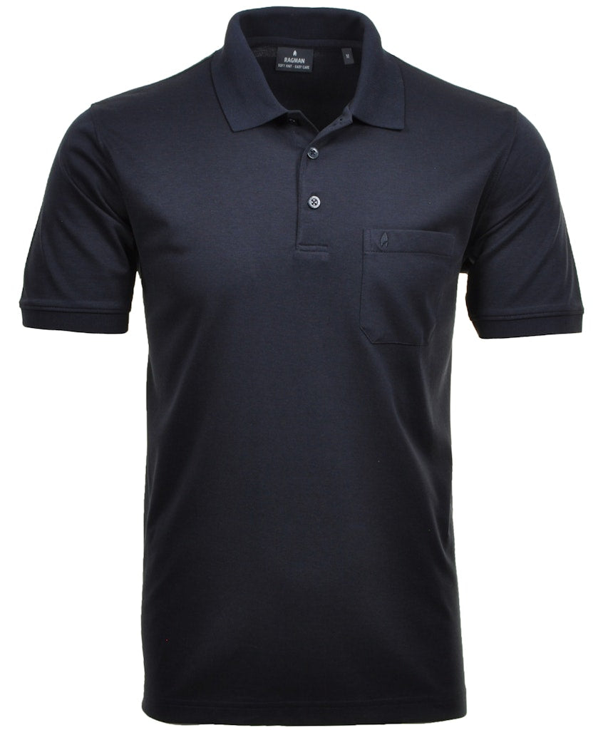 Ragman Herren Polo-Shirts Marine