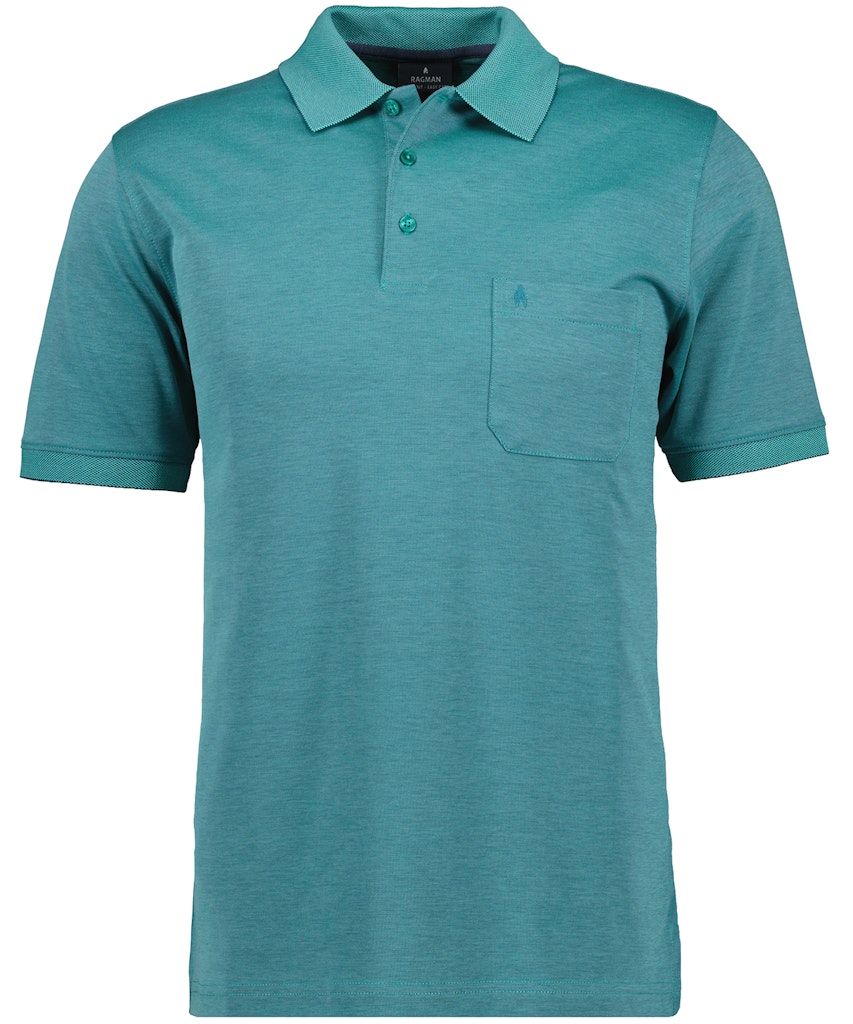 Ragman Herren Polo-Shirts Smaragd