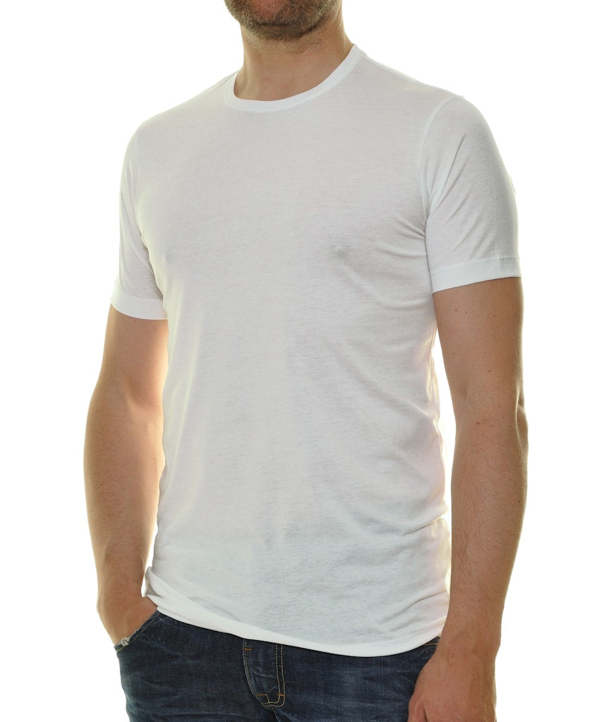 Ragman Herren T-Shirts kurz Weiss