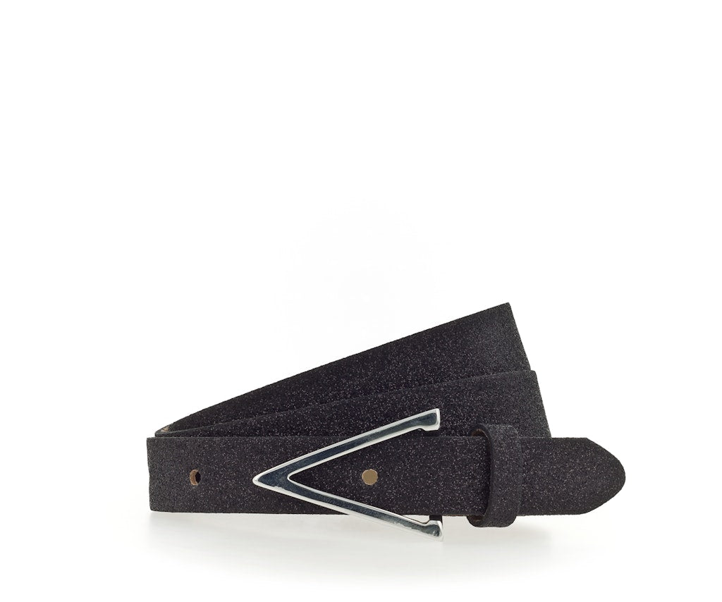 Vanzetti Gürtel Schwarz/Glitter
