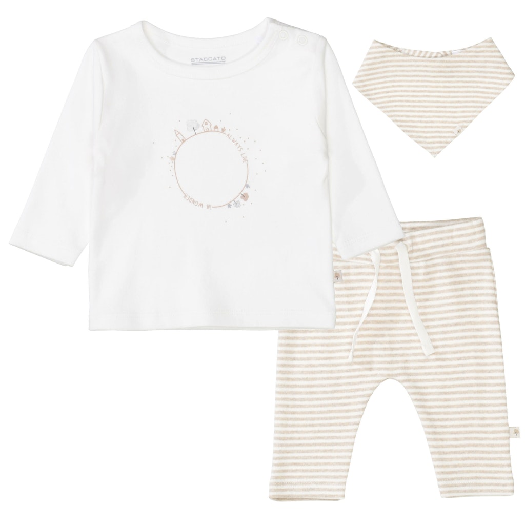 Staccato Baby Strampler S.White+Beige M