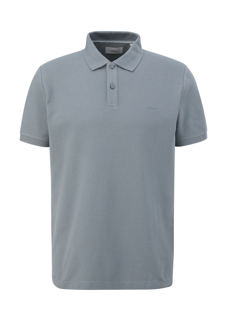 S. Oliver red Herren Polo-Shirts Grey/Black