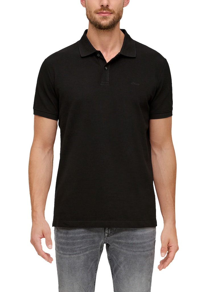 S. Oliver red Herren Polo-Shirts Grey/Black