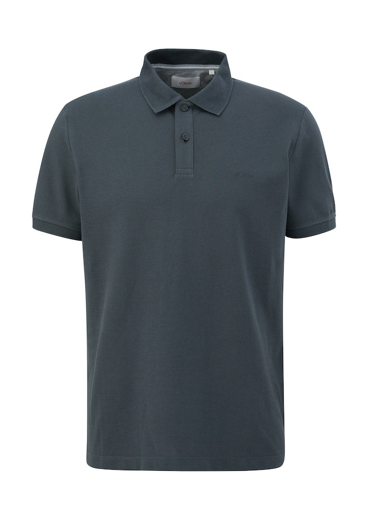S. Oliver red Herren Polo-Shirts Grey/Black