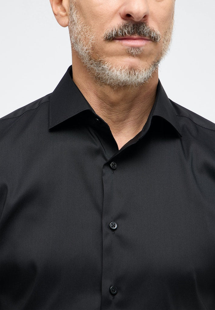 Eterna Herren Hemden lang Schwarz