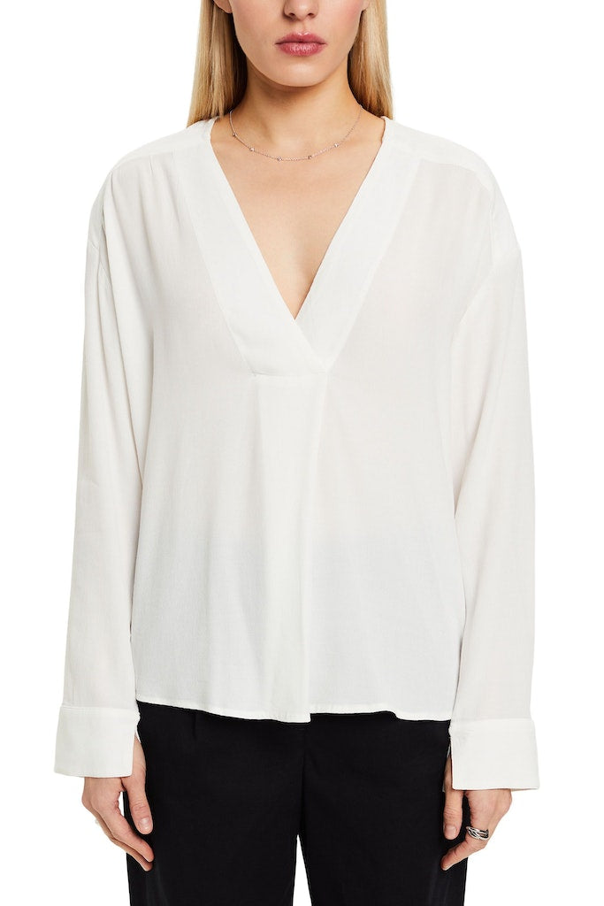 Esprit Damen Blusen Off White