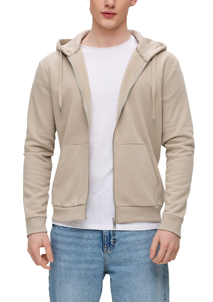 QS by S.Oliver Herren Sweatjacken Brown
