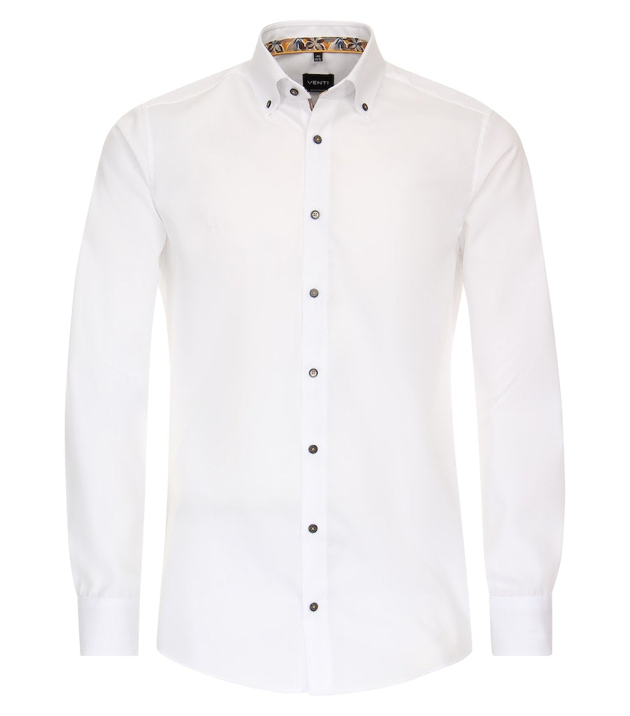 Casa Moda Herren Hemden lang Weiss