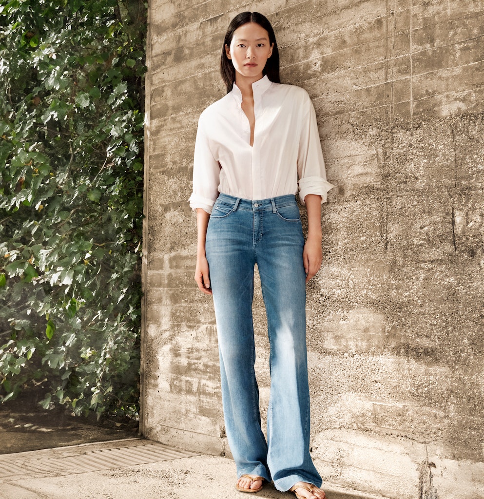 Mac Damen Jeans Summer Mid Blue