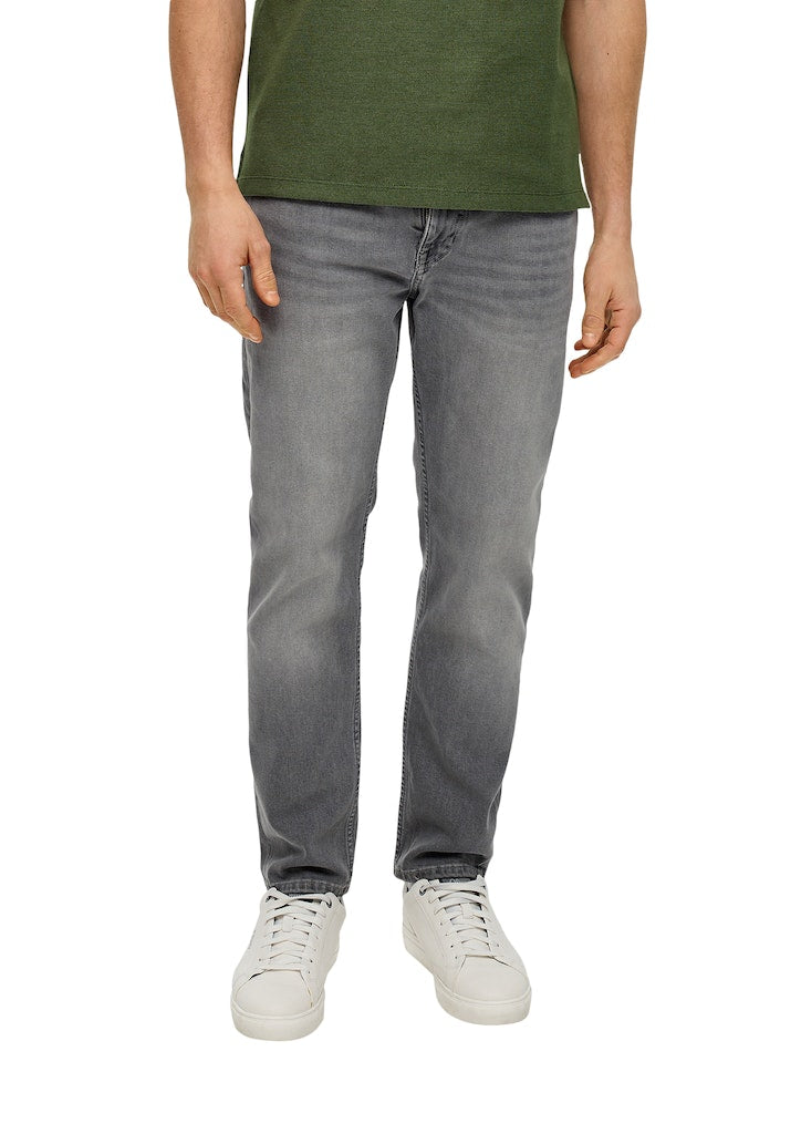 S. Oliver red Herren Jeans Grey/Black