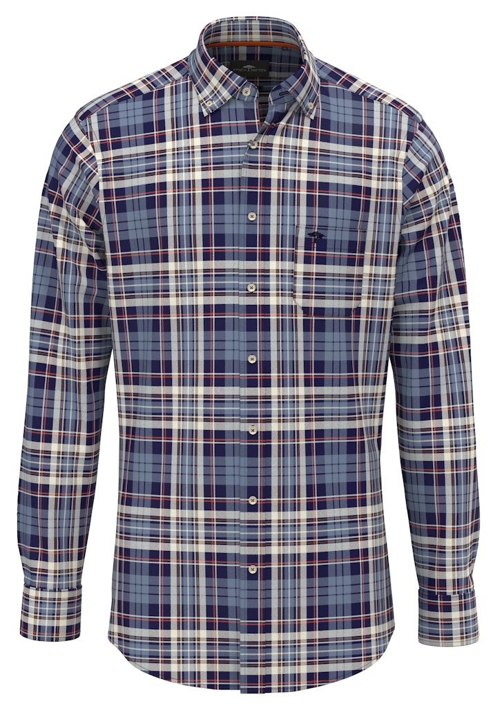 Fynch-Hatton Herren Hemden Navy