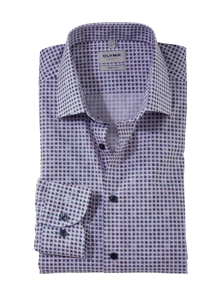 Olymp Herren Hemden lang Rose