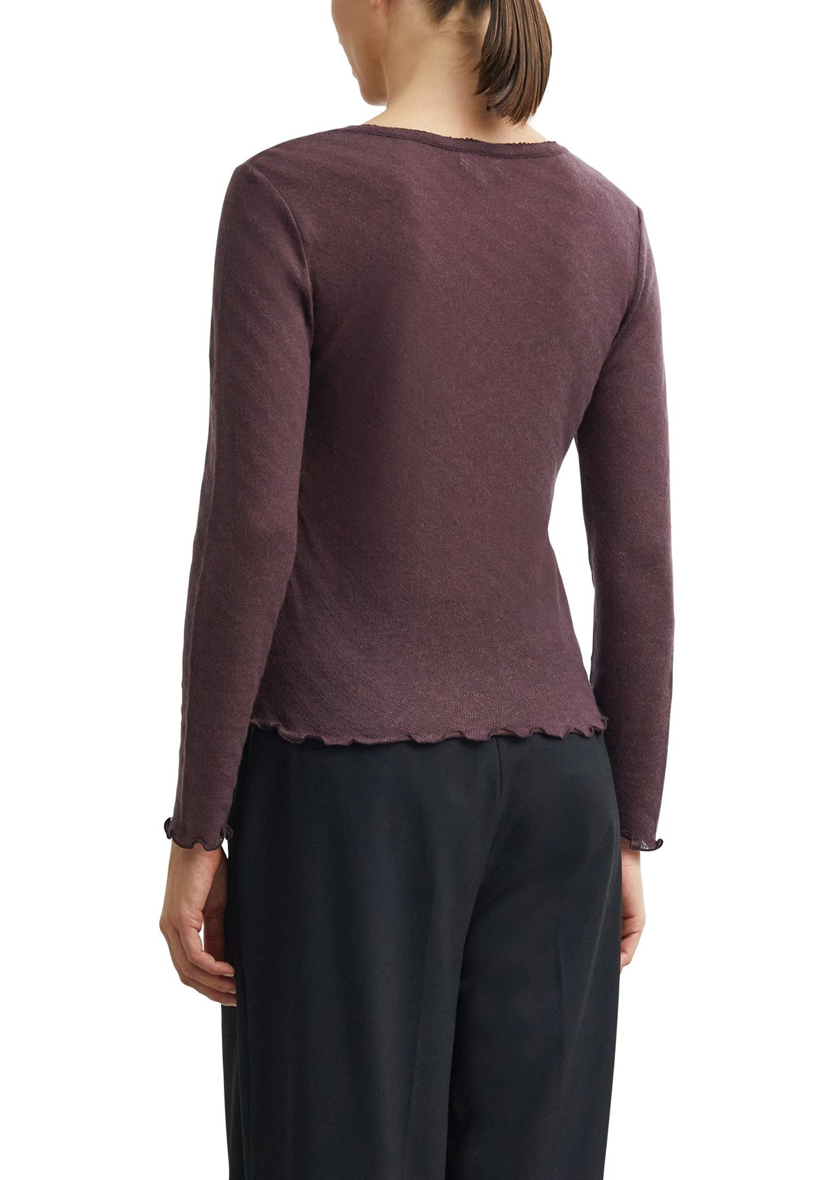 Comma Damen T-Shirts Lilac/Pink