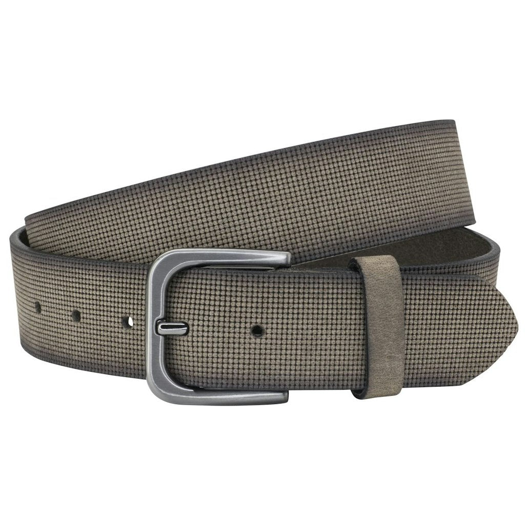 LINDENMANN Herren Gürtel Grau