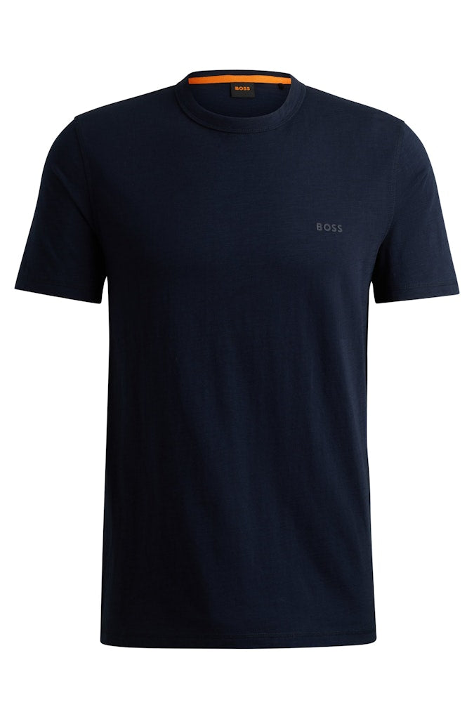 Boss Orange Herren T-Shirts kurz Dark Blue