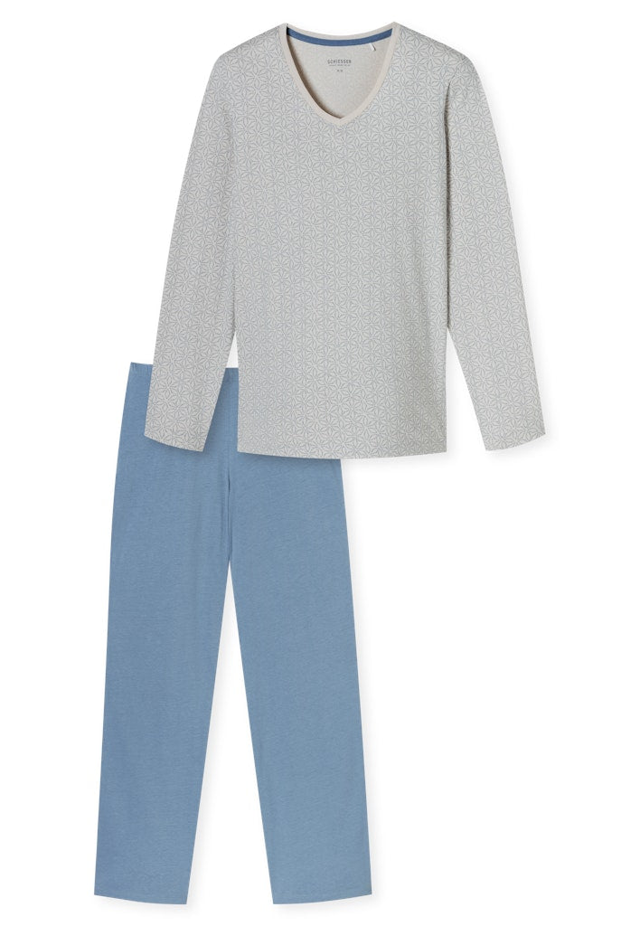 Schiesser Schlafanzug Sand