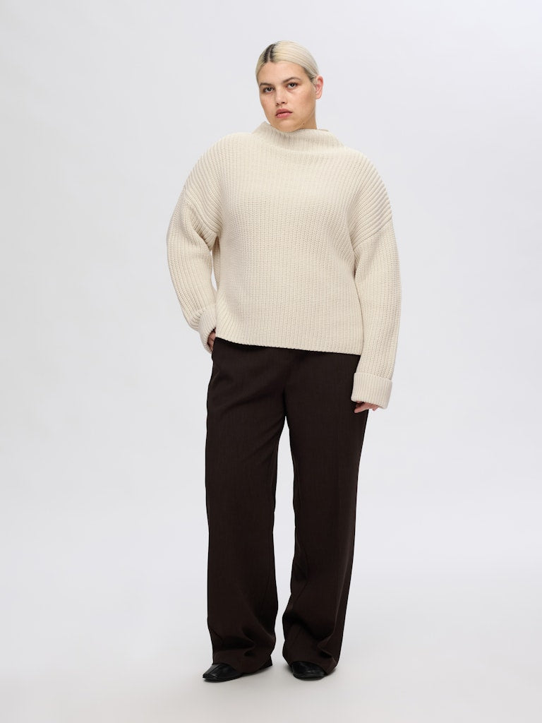 Selected Femme Damen Pullover Birch