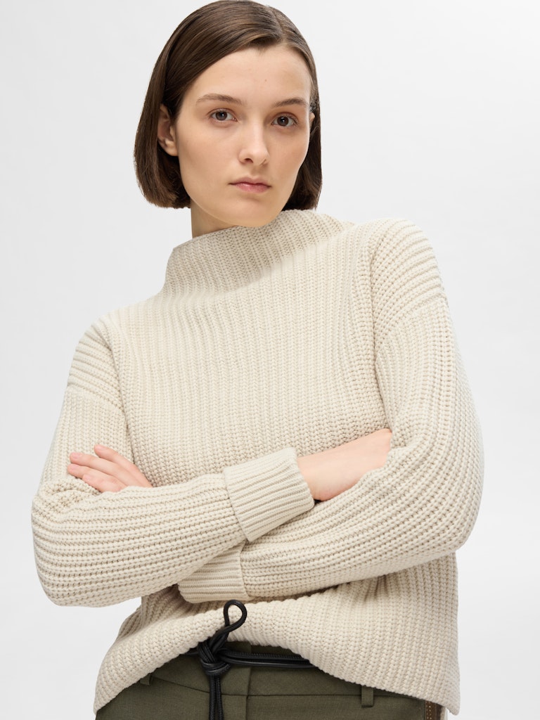 Selected Femme Damen Pullover Birch
