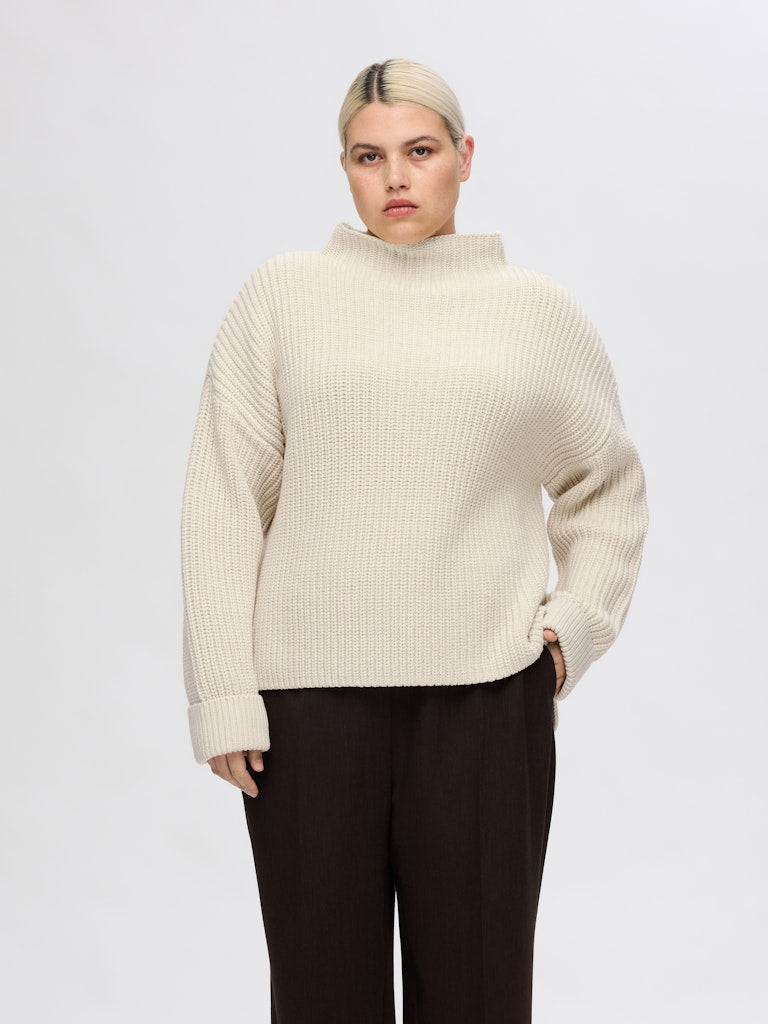 Selected Femme Damen Pullover Birch