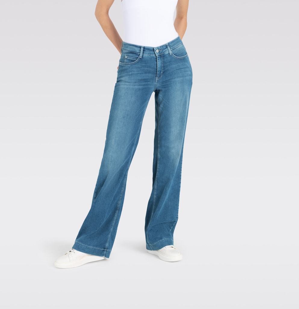 Mac Damen Jeans Summer Mid Blue