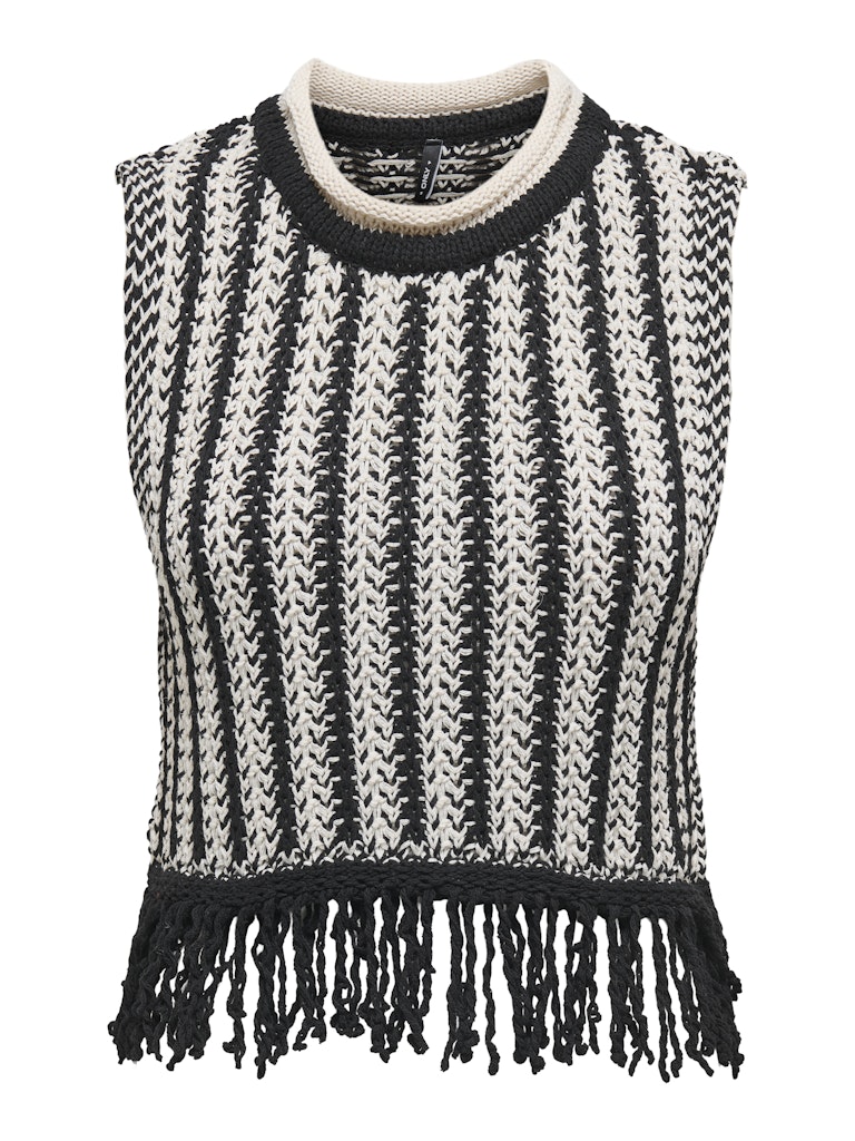 only Damen Tops Ecru/Black