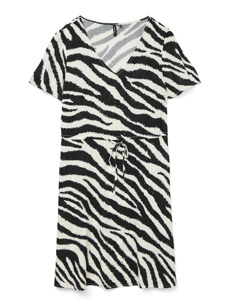 Vero Moda Damen Kleider Birch/Zebra
