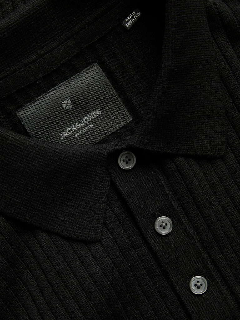 Jack & Jones Herren Polo-Shirts Black