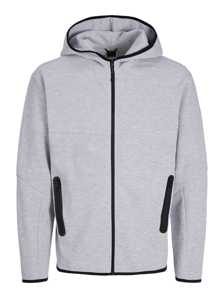Jack & Jones Herren Sweatjacken Light Grey Mela