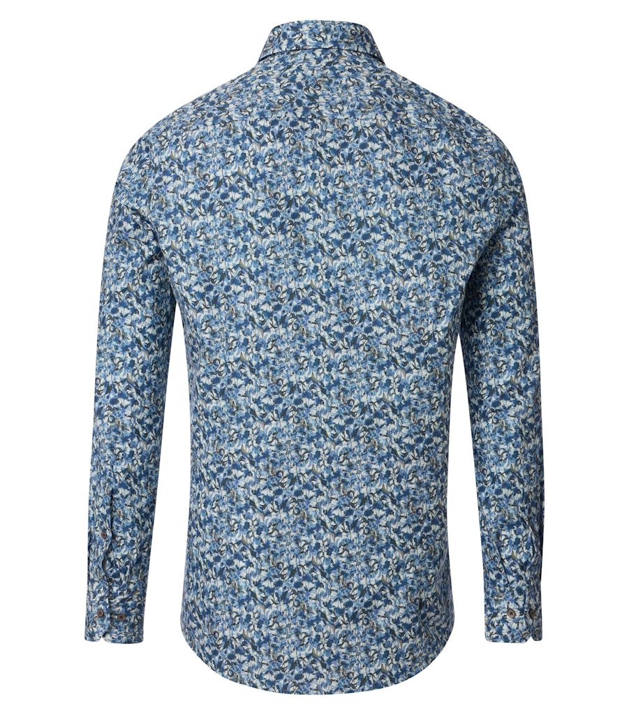 Casa Moda Herren Hemden lang Blau