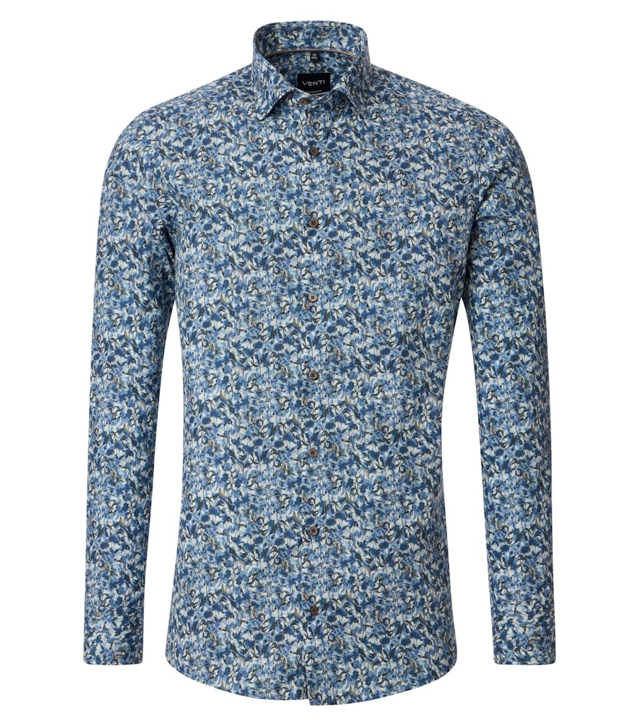 Casa Moda Herren Hemden lang Blau