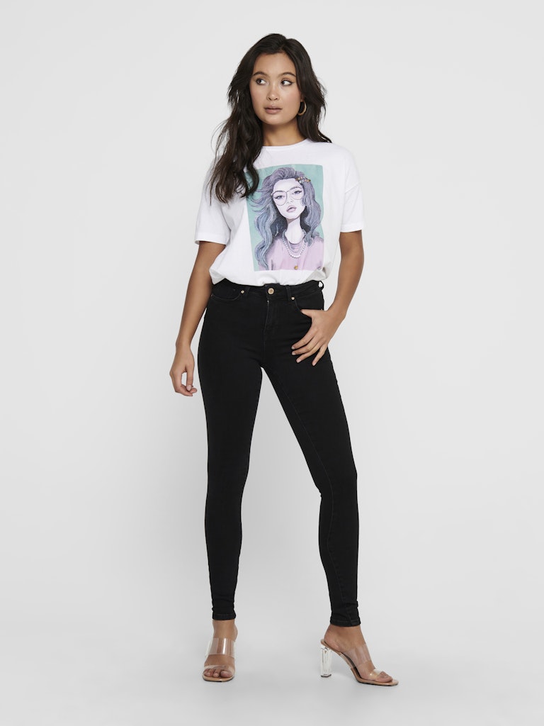 Only Damen Jeans Black