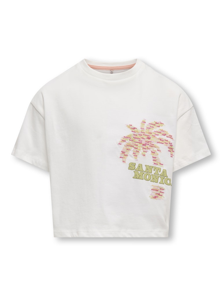 Only Mädchen T-Shirts & Tops Cloud Dancer/Sa