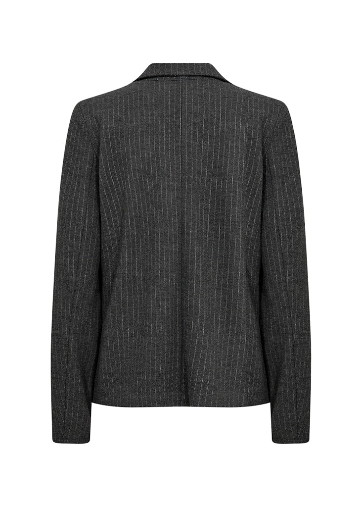 Soya Concept Damen Blazer Dk Grey Melange