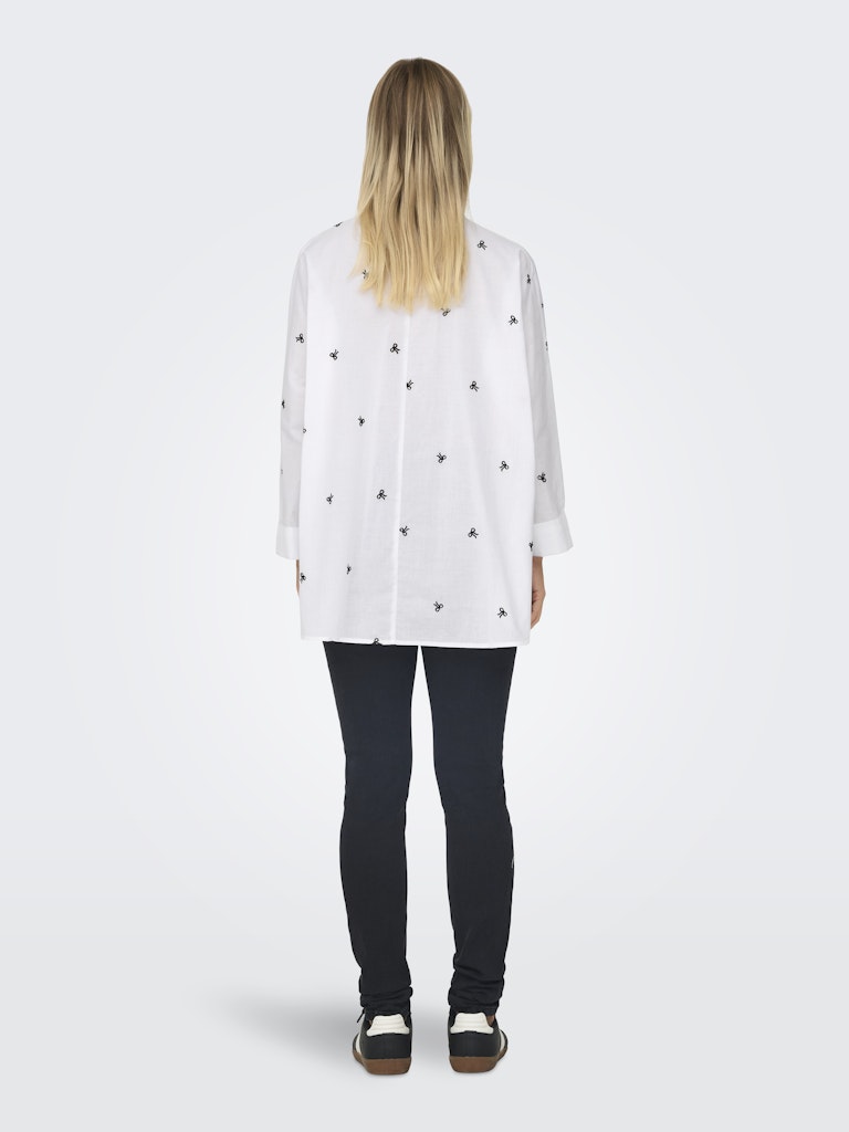 Only Damen Blusen Bright White/Bl