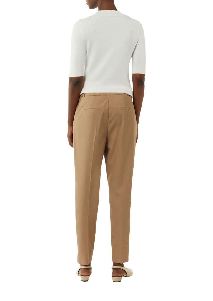 Comma Damen Hosen Brown