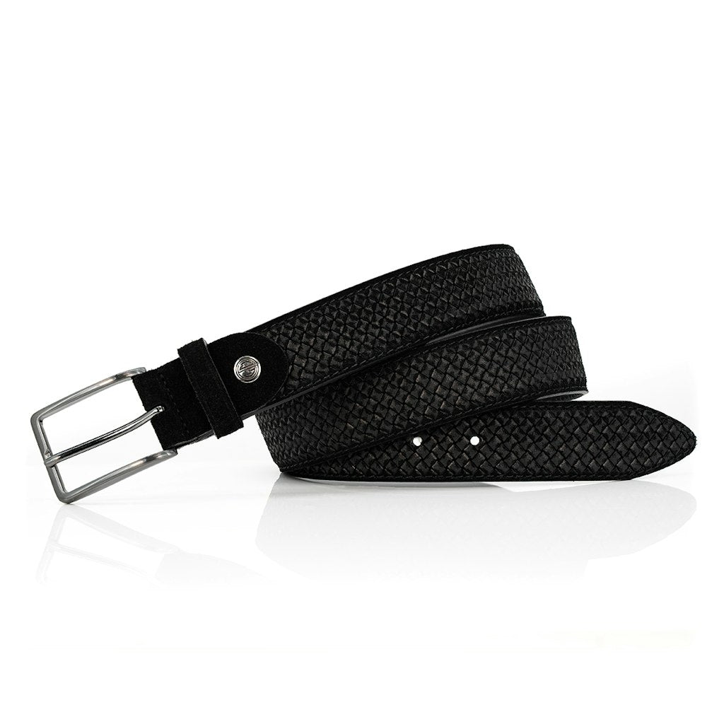 LINDENMANN Herren Gürtel Anthrazit