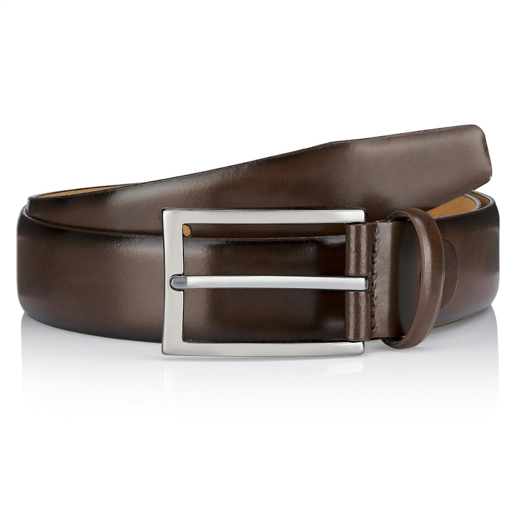 LINDENMANN Herren Gürtel Dunkelbraun