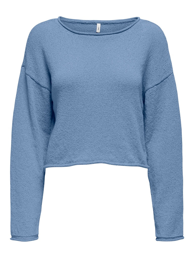 only Damen Pullover Soft Chambray