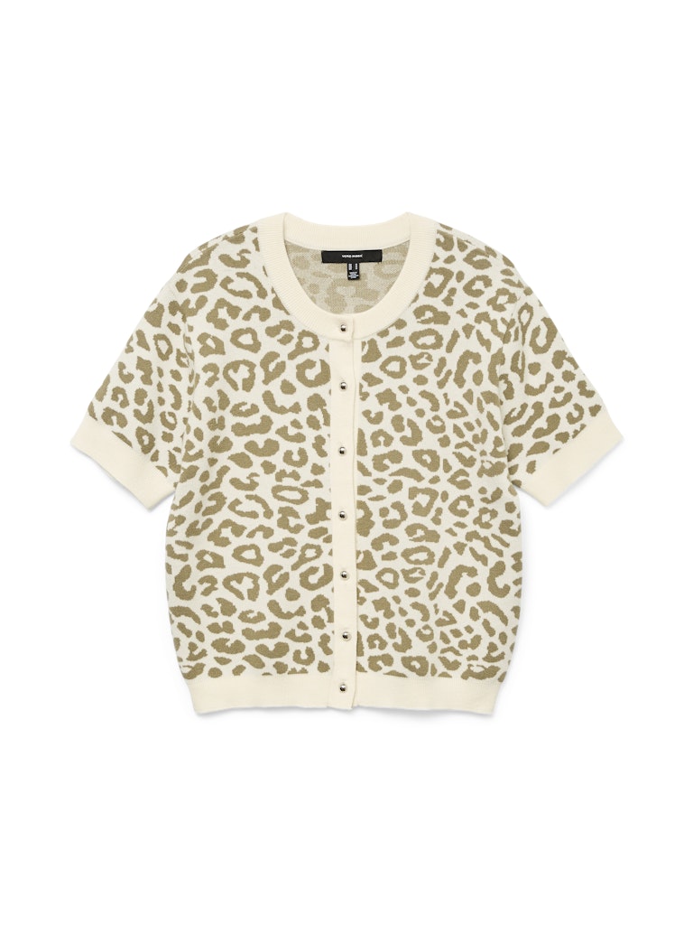 Vero Moda Damen Strickjacken Birch/W. Mermai