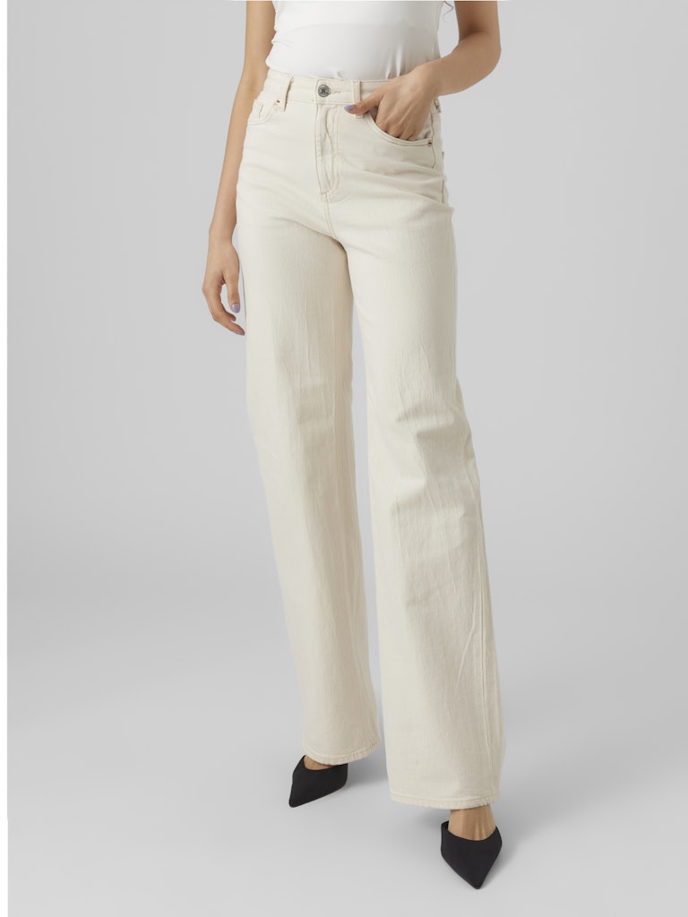 Vero Moda Damen Jeans Ecru