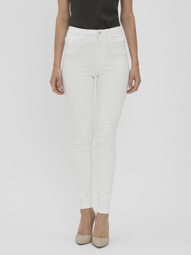 Vero Moda Damen Jeans Bright White