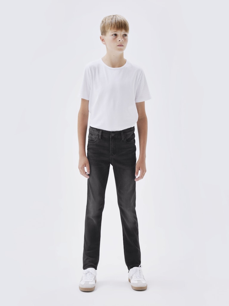 Name it Jungen Hosen & Shorts Dark Grey Denim
