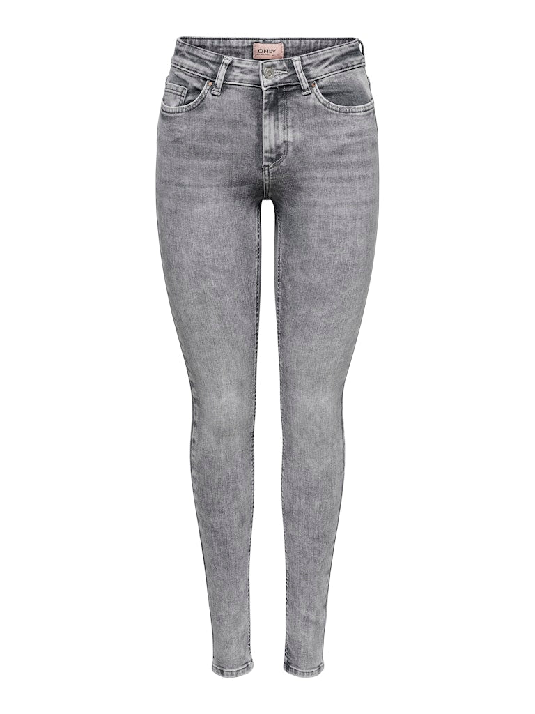 Only Damen Jeans Light Grey Deni